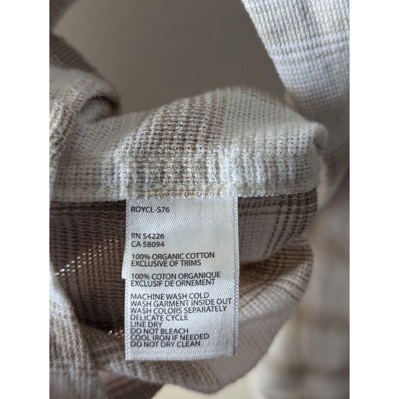 Royal Robbins Organic Cotton Plaid Button Up Shirt Long Sleeve Mens L - Picture 4 of 4